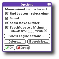 Click to enlarge Options