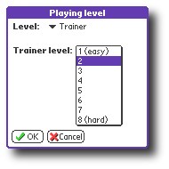 Click to enlarge trainer dialog